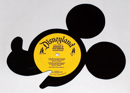 artesanato em discos de vinil