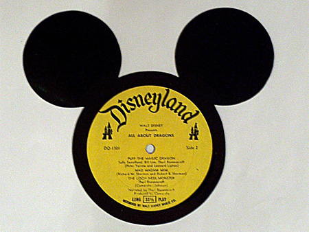 decoracao com discos de vinil