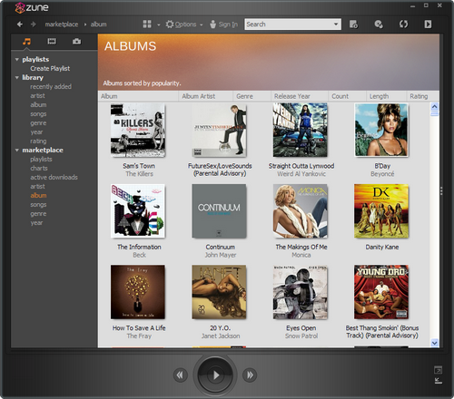 zune player download