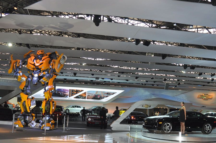 Transformers no Salão do Automóvel 2010