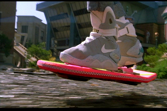 De volta para o futuro: Nike sobre o skate voador De volta para o futuro: Nike sobre o skate voador