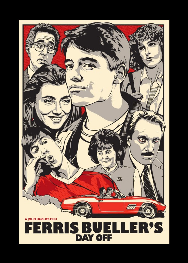 Curtindo a vida adoidado - Ferris Buellers Day Off - poster Curtindo a vida adoidado - Ferris Buellers Day Off - poster