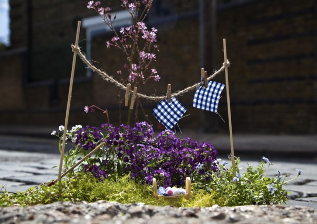 Mini jardim varal