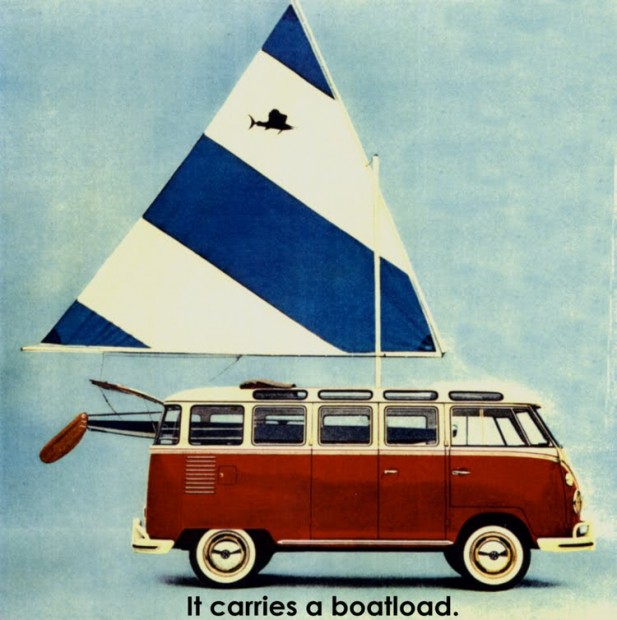 Volkswagen Kombi cartaz antigo