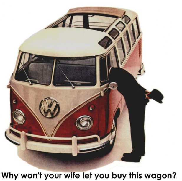 Volkswagen Kombi propaganda antiga