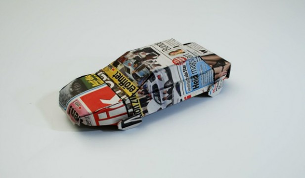 Origami Stop Motion carro