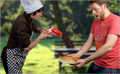 Pistola de condimentos