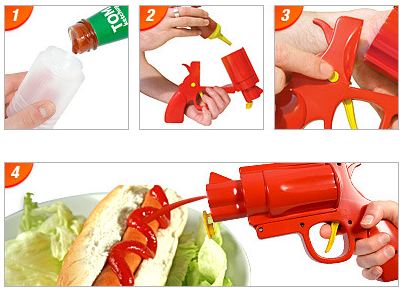 Pistola de ketchup