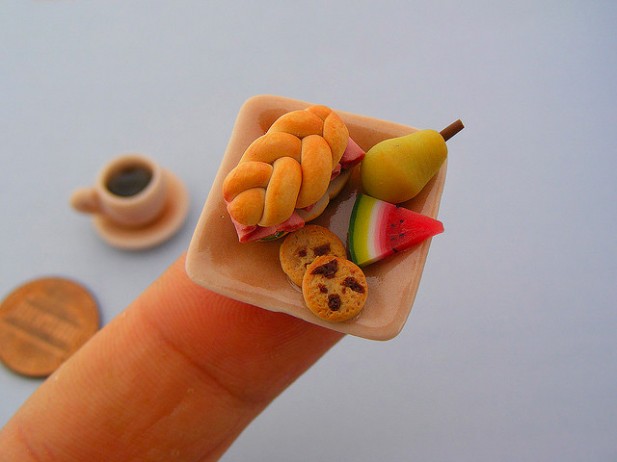 escultura mini comida