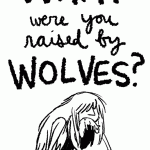 Uma história em quadrinhos pirada “sobre meninos, meninas e lobos”