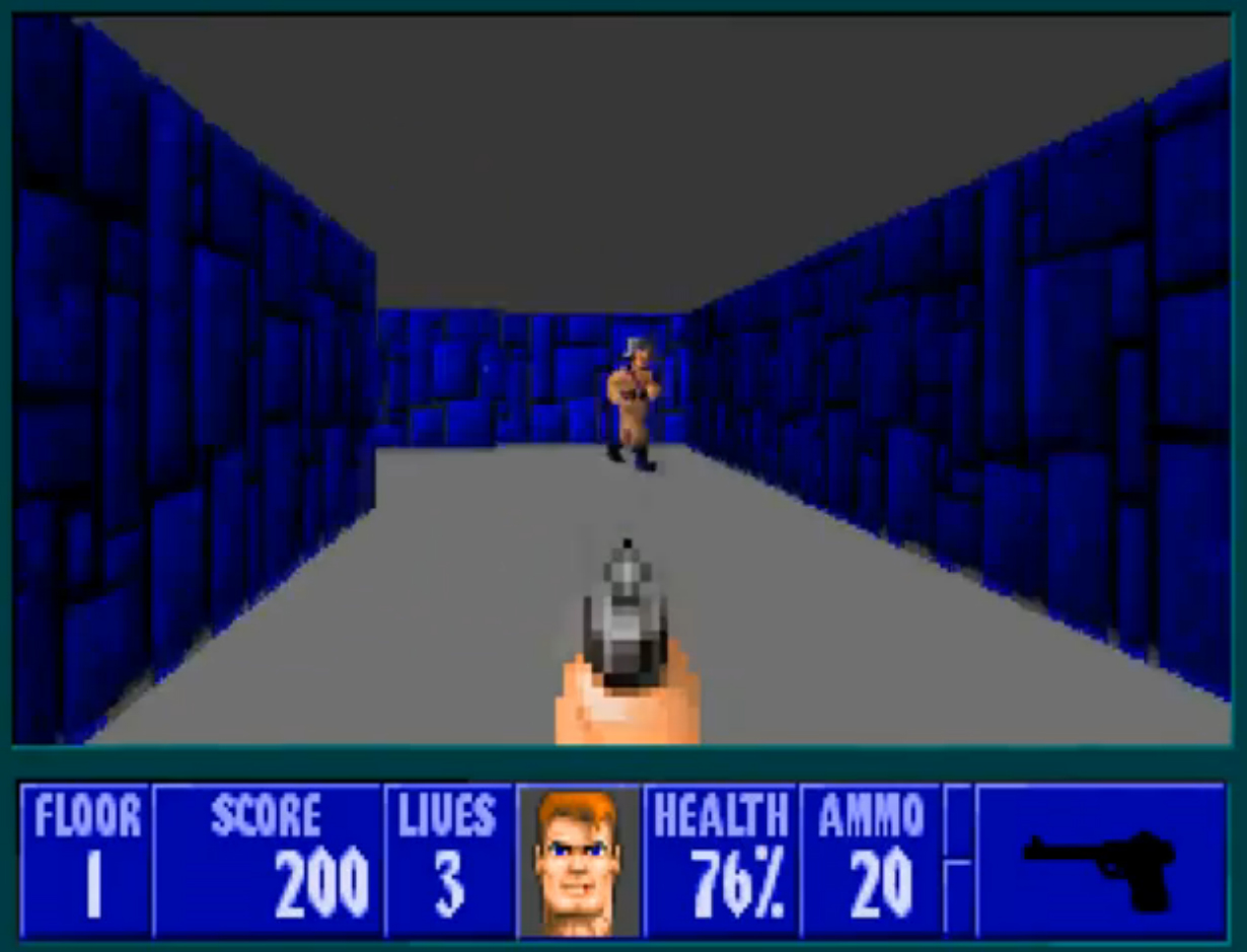 Jogos em primeira pessoa - Wolfenstein