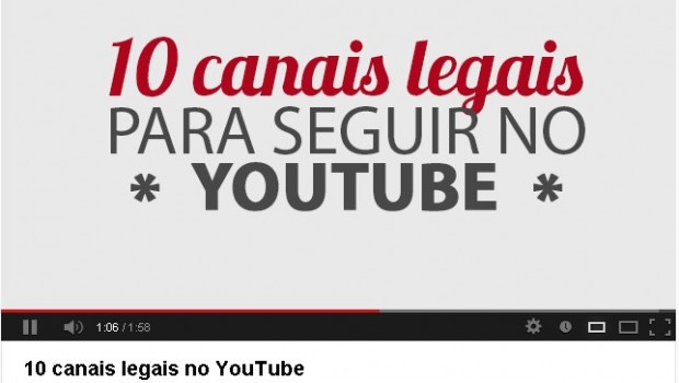 Top 10 – melhores canais do YouTube para acompanhar