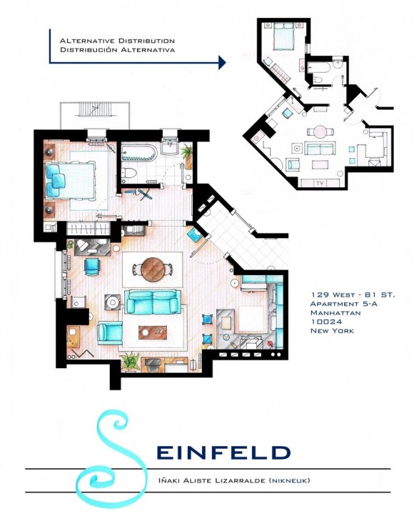 Apartamento de Jerry Seinfeld - Seinfeld