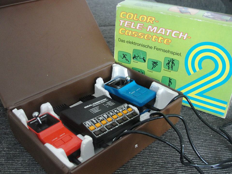 Videogame antigo - Color Tele Match Casssete - Alemanha