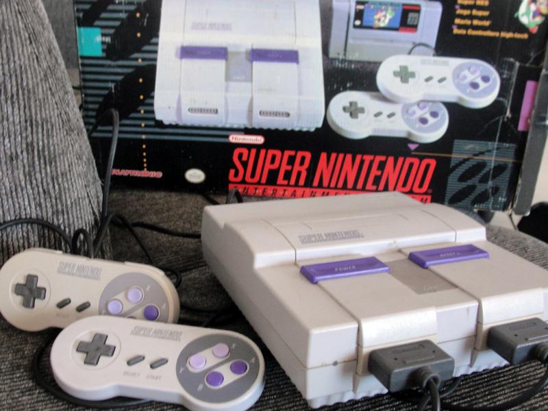 Videogame antigo - Super Nintendo - 1991