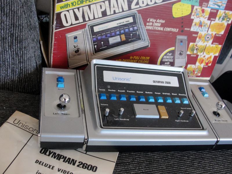 Videogame antigo - Unisonic Olympiam - 1978