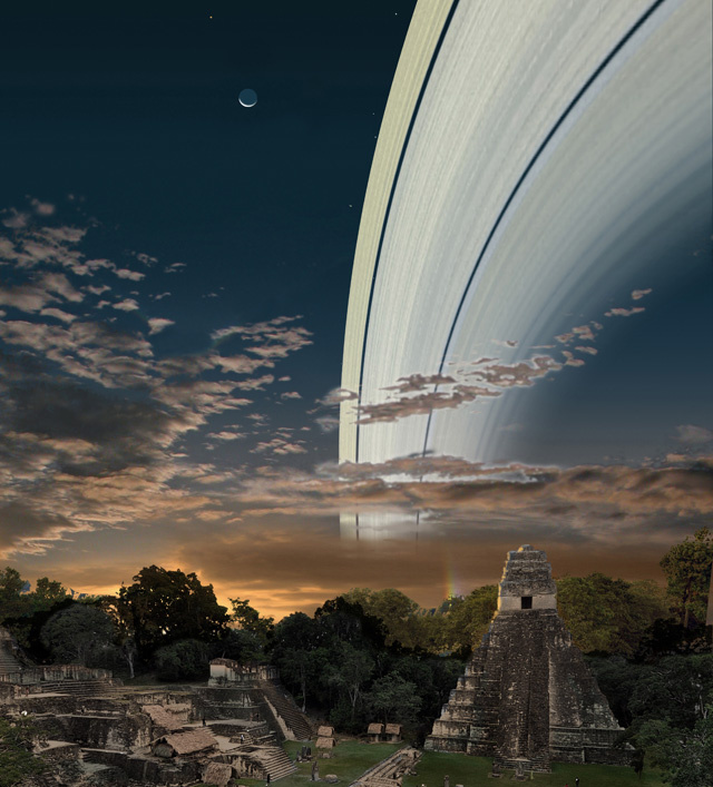Terra com anéis de Saturno - Guatemala