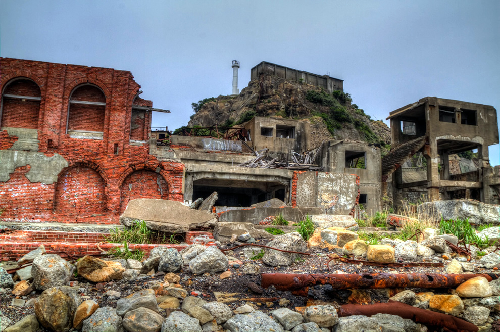 Cidade fantasma - ilha abandonada de Hashima (12)