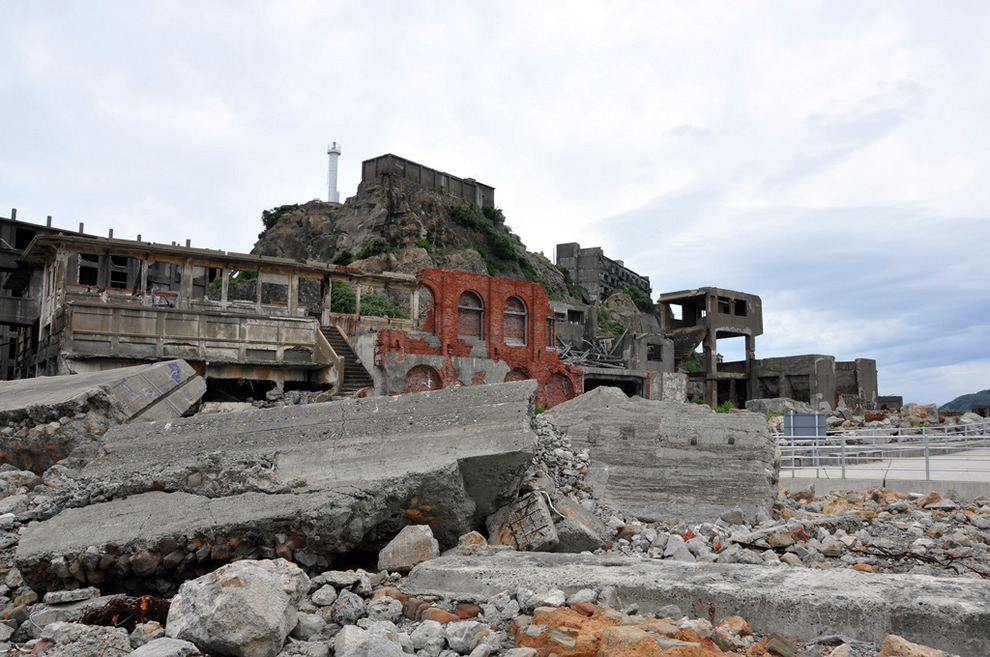 Cidade fantasma - ilha abandonada de Hashima (6)