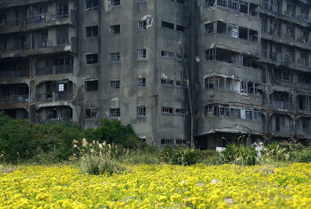Lugares abandonados - ilha de Hashima (13)