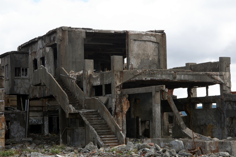 Lugares abandonados - ilha de Hashima (3)