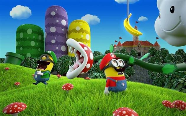 Minions fantasiados - Mario Bros