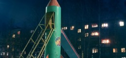 Antigos playgrounds russos em forma de foguete são ruínas da corrida espacial