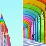 Encher o mundo de cores é a motivação desse usuário do Instagram