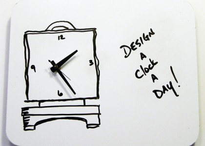 Desenhe seu próprio relógio