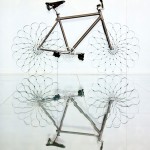 Molas de aço substituem as rodas nesta bicicleta