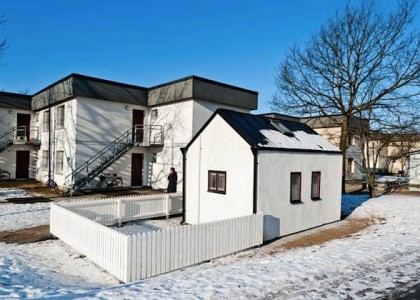 Micro casa para estudantes na Suécia