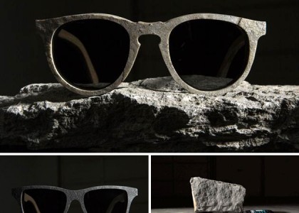 Marca cria óculos de pedra