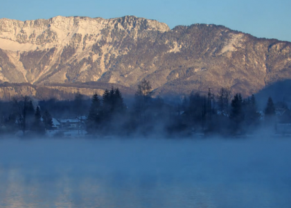 Vídeo em time-lapse mostra lago na Áustria