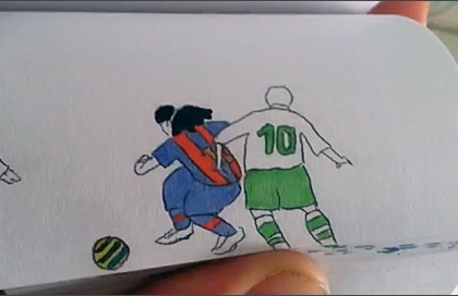 Ronaldinho está para o futebol, assim como esse cara está para o desenho