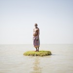 Ensaio comovente retrata desaparecimento da Ilha de Ghoramara na, Índia