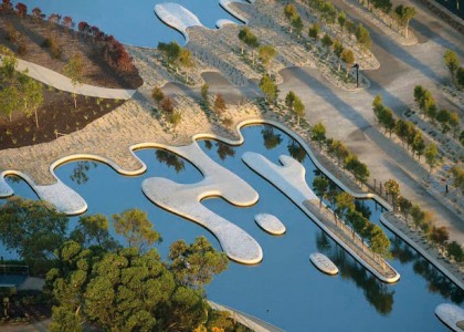 Incrível jardim australiano mescla natureza e arquitetura