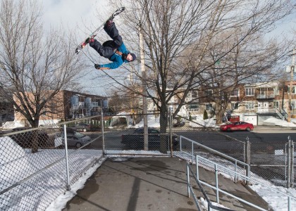 Com a ajuda do frio intenso, snowboard invade o ambiente urbano