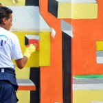A realização de um projeto está colorindo o morro da Santa Marta, no Rio de Janeiro