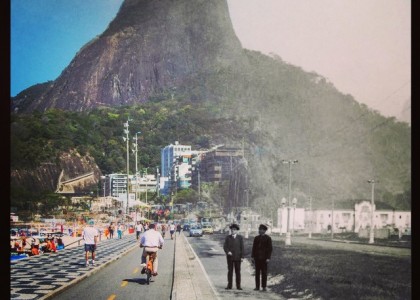 Fotógrafo mescla fotos atuais do Rio de Janeiro com imagens de 100 anos atrás