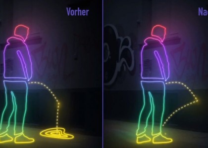 Coletivo cobre paredes com camada hidrofóbica para impedir que pessoas urinem em público