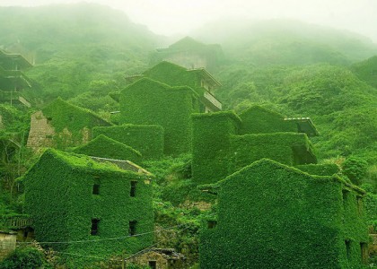 A natureza demonstra o seu poder: veja o que aconteceu com essa vila abandonada na China