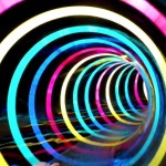 Luzes piscantes transformam toboágua num buraco negro da ficção científica