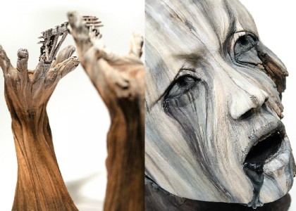 Parece madeira, mas esse artista usa cerâmica para fazer suas incríveis esculturas