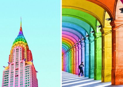 Encher o mundo de cores é a motivação desse usuário do Instagram
