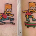 Foram necessárias 19 tatuagens para essa animação em stop motion do Bart Simpson